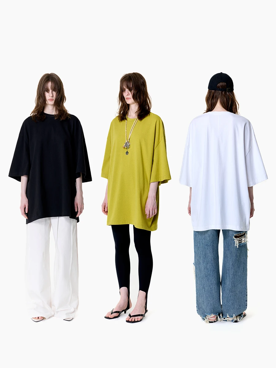 Loala Office Original Design Oversize Casual round Neck Loose Fit Large T-Shirt Comfortable Cotton Short Sleeve Women's Top
Loala Office Original Design Oversize Casual round Neck Loose Fit Large T-Shirt Comfortable Cotton Short Sleeve Women's Top
