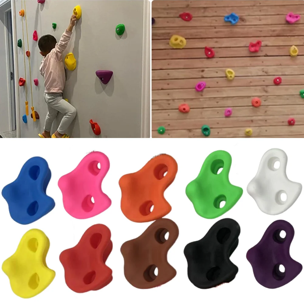 Kids Climbing Holds Thickened Dual Hole Climbing Rocks Outdoor Wall Accessories Comfortable Grip Training Equipment Sports Gear
Kids Climbing Holds Thickened Dual Hole Climbing Rocks Outdoor Wall Accessories Comfortable Grip Training Equipment Sports Gear