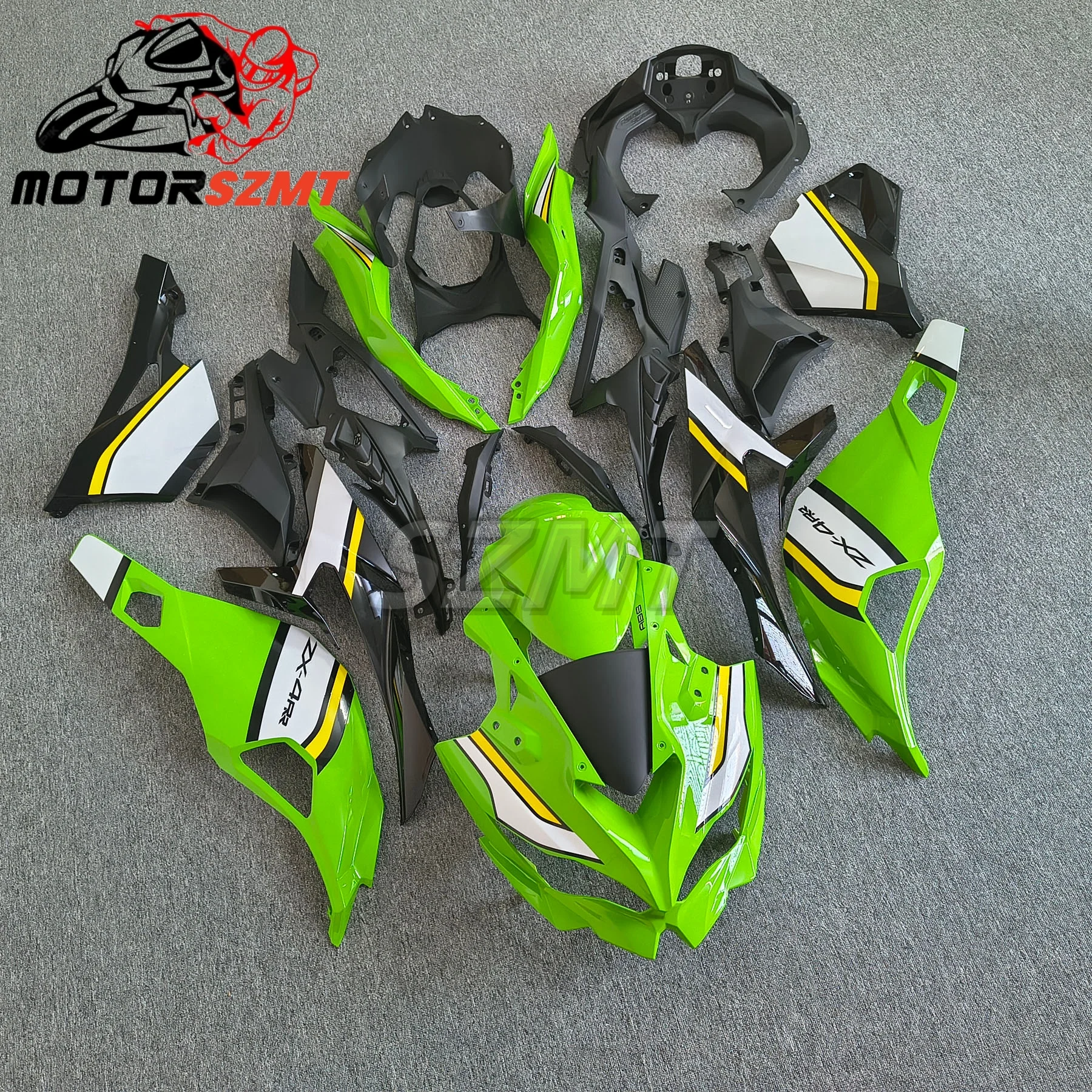 Высококачественный обтекатель кузова для KAWASAKI ZX4R/ZX4RR/ZX25R 2019 2022-2025, полный комплект обтекателя, комплект обтекателя кузова, комплект обтекателя 
Высококачественный обтекатель кузова для KAWASAKI ZX4R/ZX4RR/ZX25R 2019 2022-2025, полный комплект обтекателя, комплект обтекателя кузова, комплект обтекателя