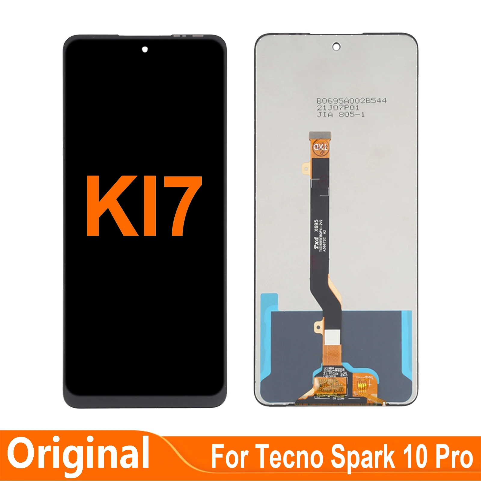 6.8'' Original For Tecno Spark 10 Pro KI7 LCD Display Touch Screen Digitizer Assembly Parts
6.8'' Original For Tecno Spark 10 Pro KI7 LCD Display Touch Screen Digitizer Assembly Parts