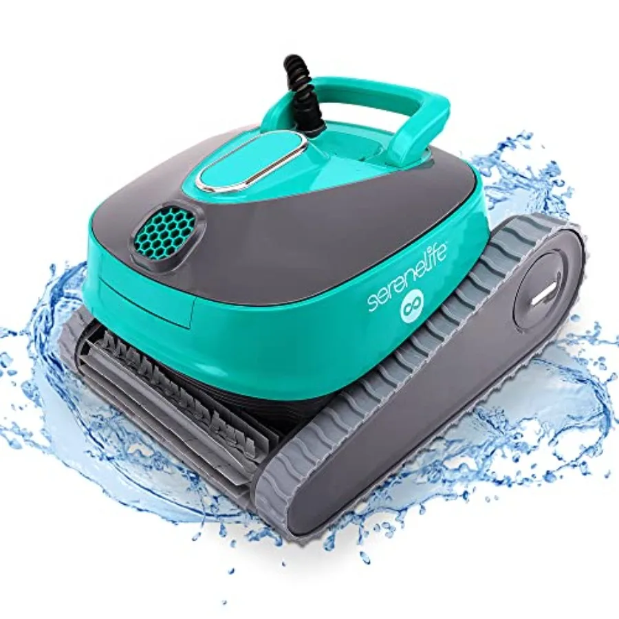 In-Ground Pool Robotic Cleaner: 3-Motor Wall Climbing, Dual Scrub Brushes, Tangle-Free Cable, Superior Filtration, Energy-Savin
In-Ground Pool Robotic Cleaner: 3-Motor Wall Climbing, Dual Scrub Brushes, Tangle-Free Cable, Superior Filtration, Energy-Savin