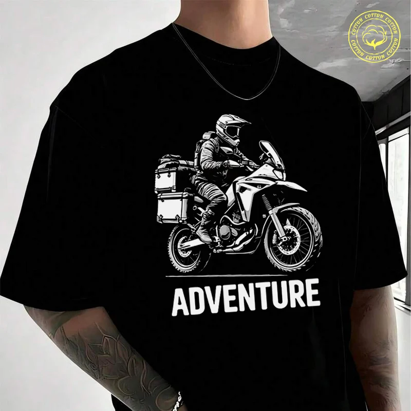 Men's Moto T-Shirt Free And Uninhibited Motorcycle Adventure Fashion Casual Street Style Suitable For Travel And Sports Tee
Men's Moto T-Shirt Free And Uninhibited Motorcycle Adventure Fashion Casual Street Style Suitable For Travel And Sports Tee