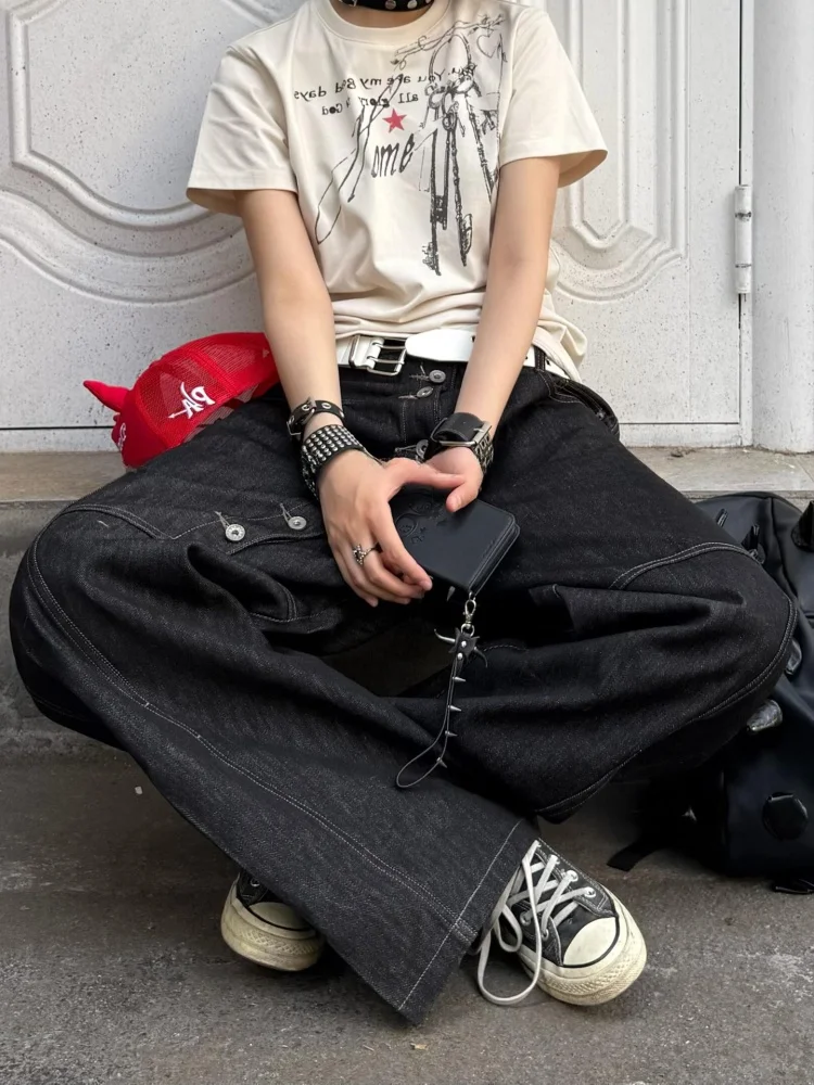 Длинные свободные женские джинсы в американском стиле ретро на пуговицах с высокой талией, прямые уличные джинсы, лето 2022, чистый цвет, ленивый сле
Длинные свободные женские джинсы в американском стиле ретро на пуговицах с высокой талией, прямые уличные джинсы, лето 2022, чистый цвет, ленивый сле