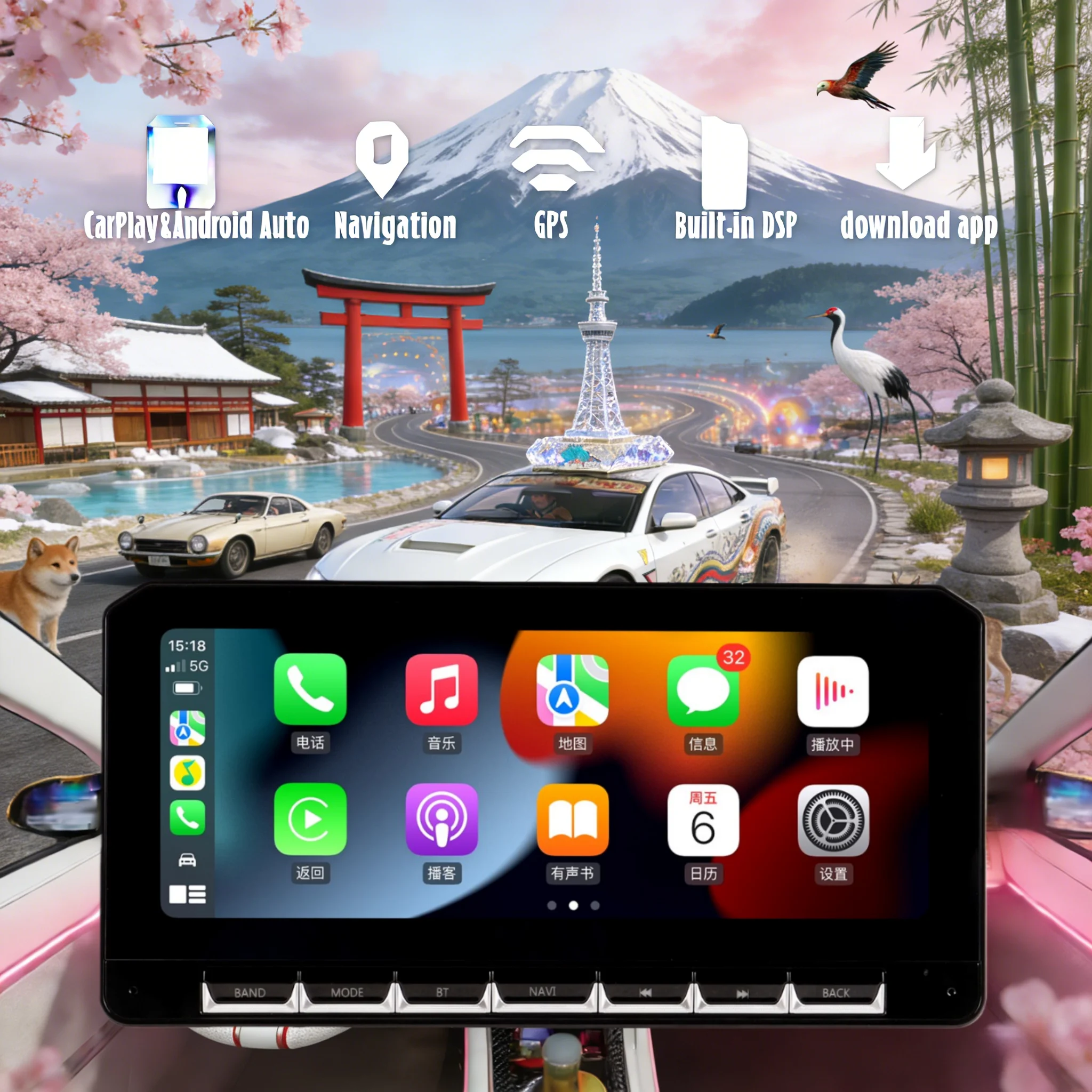 Автомагнитола G 12.3 дюйма с CarPlay и Android 14 для Nissan GTR GT-R 2017-2020, 2021-2024: мультимедийный стереоплеер с GPS-навигацией и головным устройством
Автомагнитола G 12.3 дюйма с CarPlay и Android 14 для Nissan GTR GT-R 2017-2020, 2021-2024: мультимедийный стереоплеер с GPS-навигацией и головным устройством