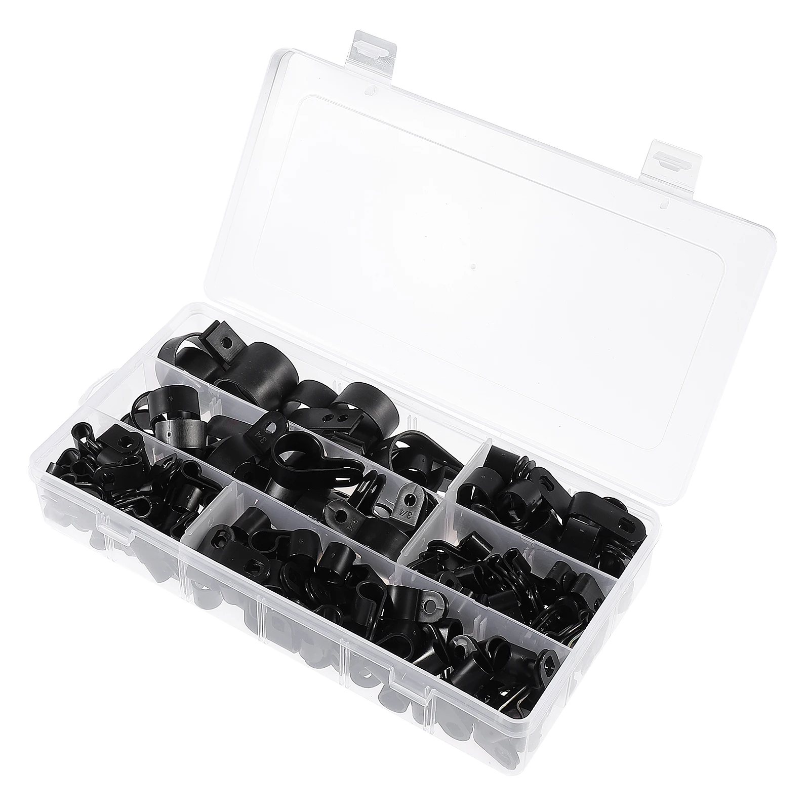 200pcs Cable Clip Wire Management Organizer Holder Durable Nylon R Type Cord Fastener Reusable Line Card Accessories
200pcs Cable Clip Wire Management Organizer Holder Durable Nylon R Type Cord Fastener Reusable Line Card Accessories