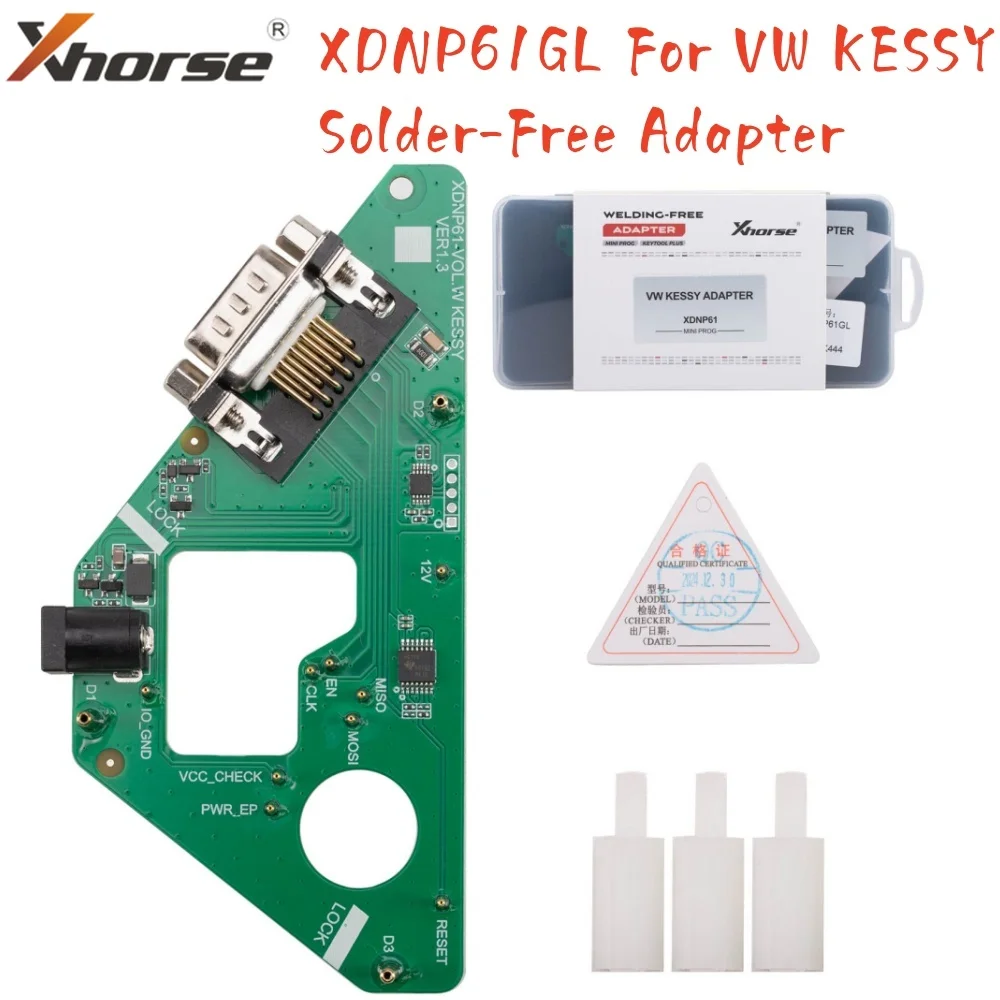 Xhorse XDNP61GL Адаптер без пайки для VW KESSY Read IMMO Data без разборки и работы с ключевым инструментом Plus/Multi Prog
Xhorse XDNP61GL Адаптер без пайки для VW KESSY Read IMMO Data без разборки и работы с ключевым инструментом Plus/Multi Prog
