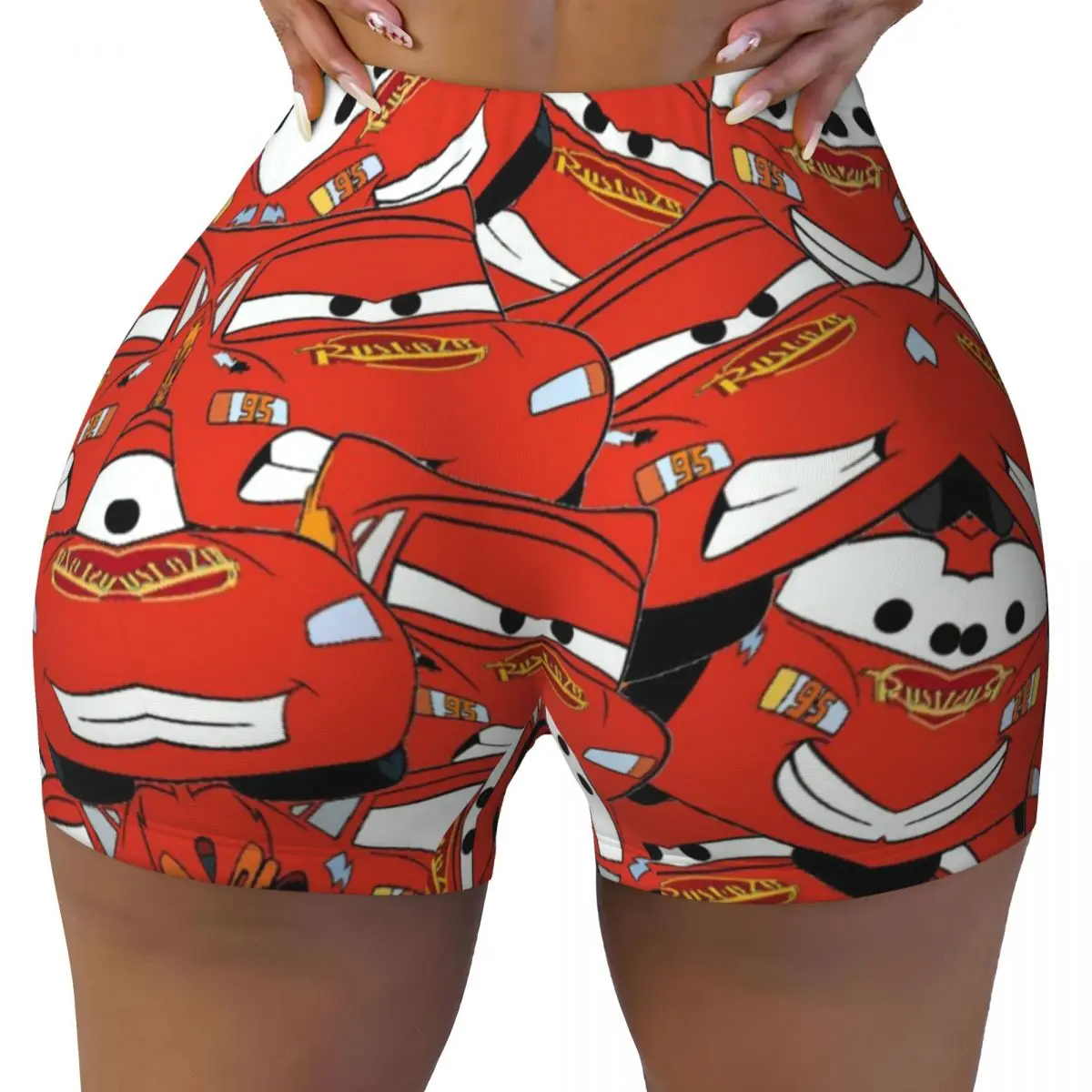 Custom Lightning McQueen Collage Workout Volleyball Biker Shorts Women's Happy Gym Yoga Shorts
Custom Lightning McQueen Collage Workout Volleyball Biker Shorts Women's Happy Gym Yoga Shorts