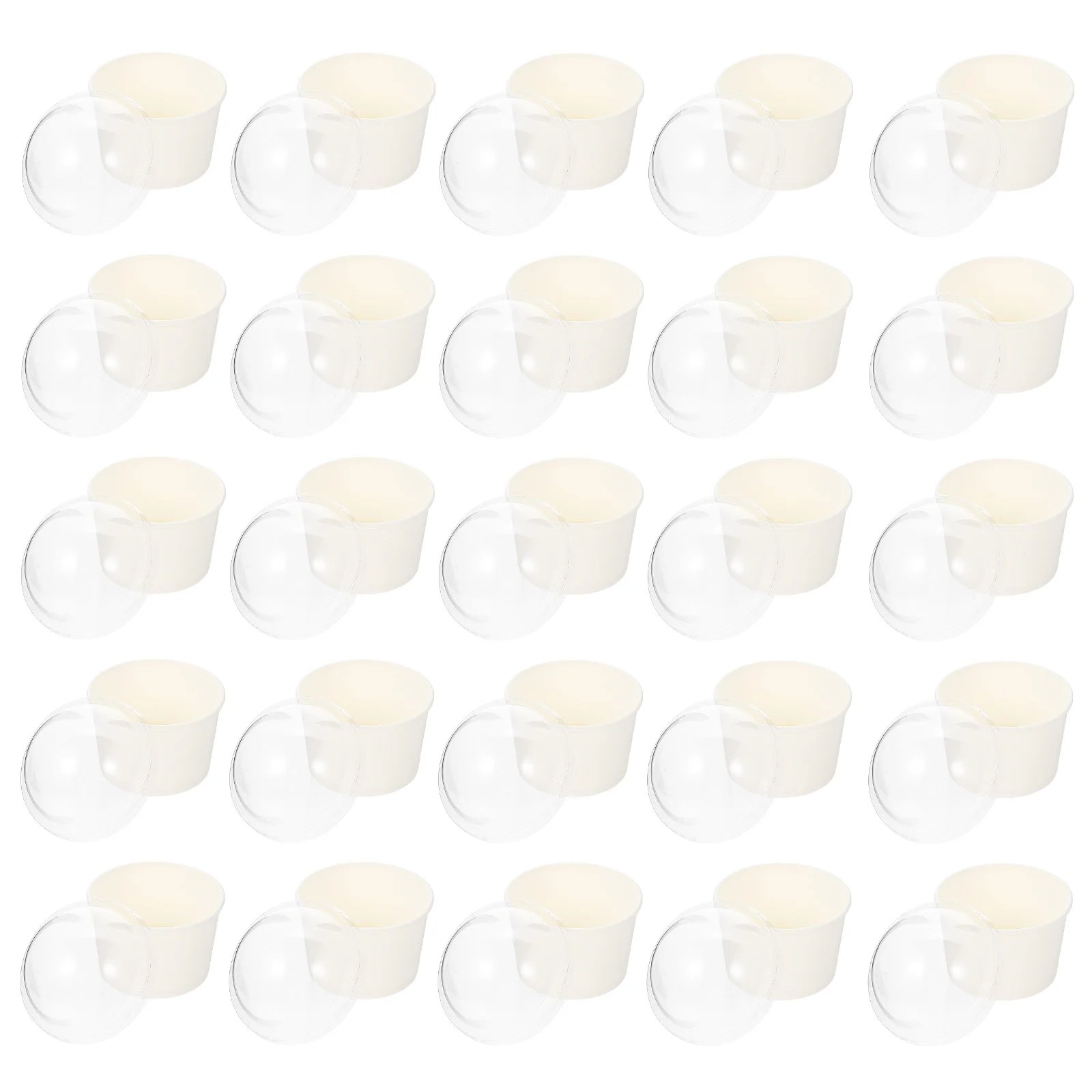50pcs Ice Cream Paper Cups with Lids for Pudding Yogurt Disposable Food Containers Smooth Touch Hot Cold Storage Serving Kitchen
50pcs Ice Cream Paper Cups with Lids for Pudding Yogurt Disposable Food Containers Smooth Touch Hot Cold Storage Serving Kitchen