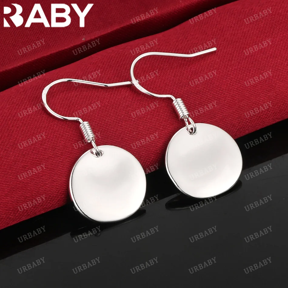 URBABY 925 Sterling Silver Flat Round Drop Earrings For Women Jewelry Fashion Party and Daily Wear
URBABY 925 Sterling Silver Flat Round Drop Earrings For Women Jewelry Fashion Party and Daily Wear