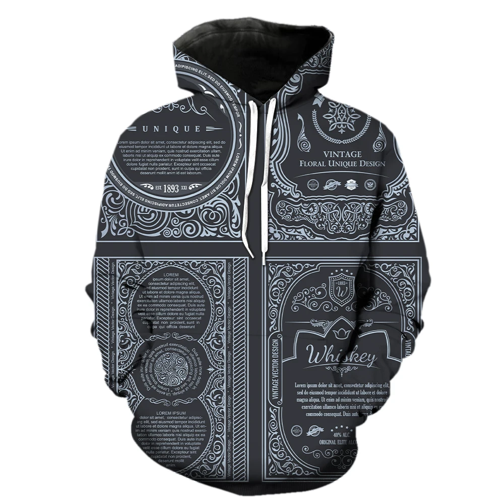 European and American Label Pattern Men's Hoodies Casual Sweatshirts Funny Oversized Long Sleeve Unisex Teens With Hood Jackets
European and American Label Pattern Men's Hoodies Casual Sweatshirts Funny Oversized Long Sleeve Unisex Teens With Hood Jackets