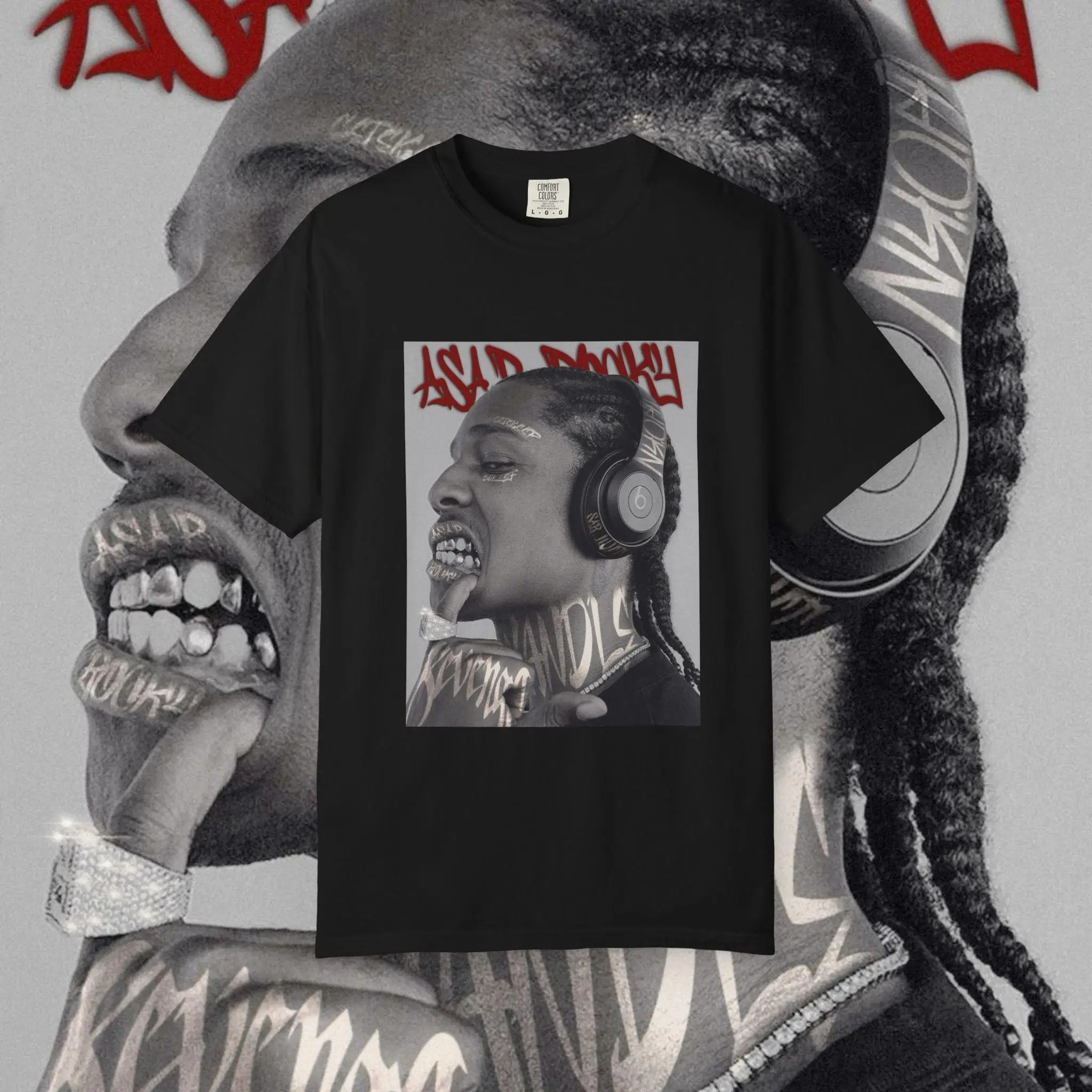 2025 Summer Asap Rocky T Shirt, Vintage Unisex Tee, Hip Hop Graphic Top Streetwear Apparel, Merchandise, Concert Outfit Y2k
2025 Summer Asap Rocky T Shirt, Vintage Unisex Tee, Hip Hop Graphic Top Streetwear Apparel, Merchandise, Concert Outfit Y2k