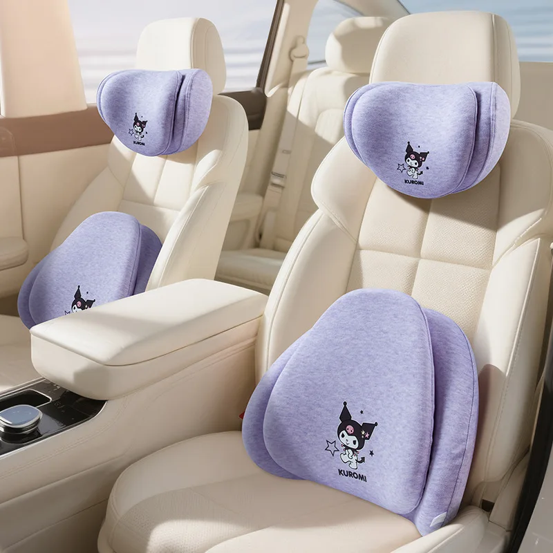 Sanrio Kuromi Car Headrest Neck Support Pillow Lumbar Back Cushion Soft Breathable Fabric Universal Fit Auto Seat Waist Pad
Sanrio Kuromi Car Headrest Neck Support Pillow Lumbar Back Cushion Soft Breathable Fabric Universal Fit Auto Seat Waist Pad