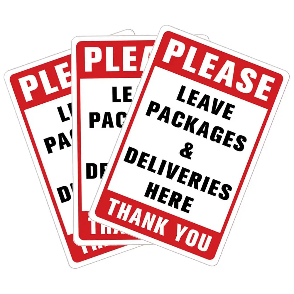 3Pcs Package PVC Wall Decor Deliver Package Here Sticker Wall Decoration Here Sign Longlasting Practical Decals
3Pcs Package PVC Wall Decor Deliver Package Here Sticker Wall Decoration Here Sign Longlasting Practical Decals