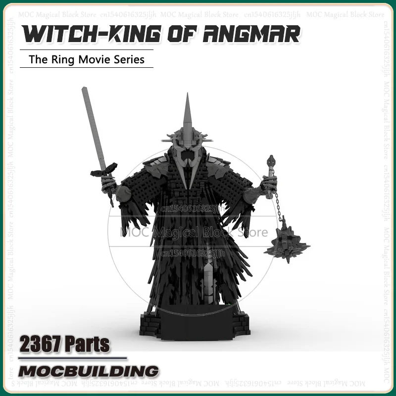 Rings Movies MOC Building Blocks Witch-King of Angmar Technology Bricks Mega Model Creative Collection Display Toys Xmas Gift 
Rings Movies MOC Building Blocks Witch-King of Angmar Technology Bricks Mega Model Creative Collection Display Toys Xmas Gift