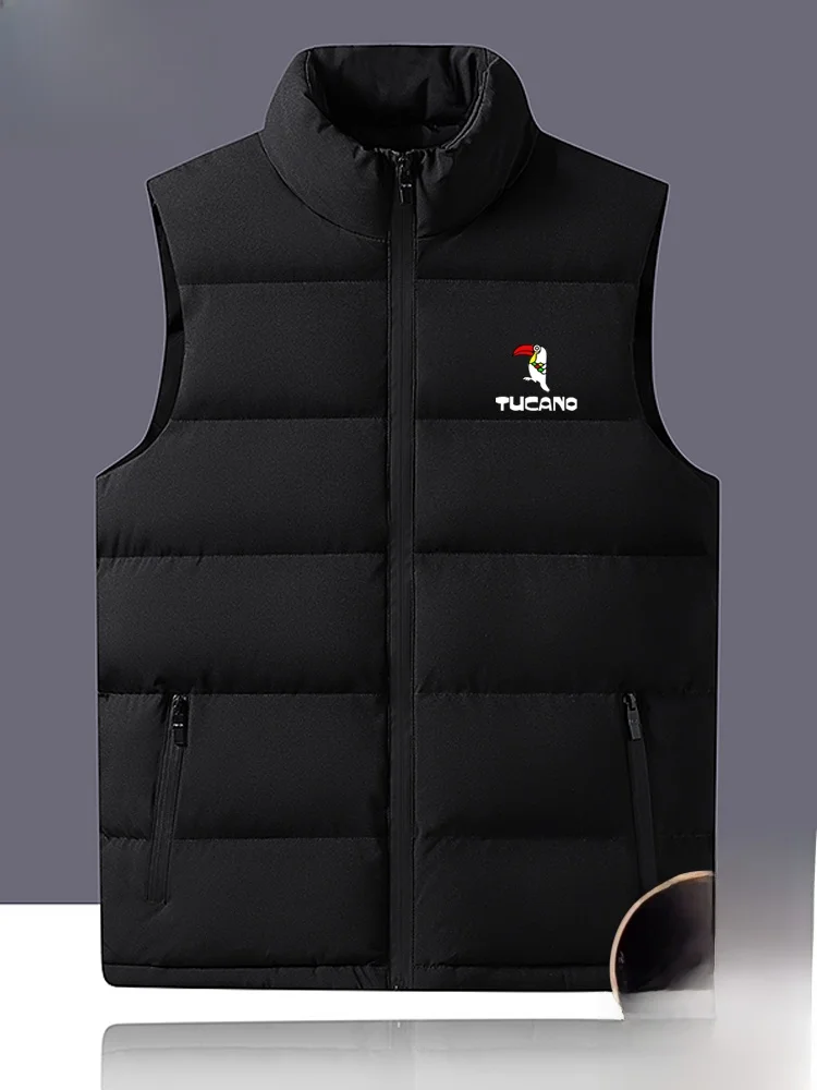 Men's down Cotton Jaet Stand Collar Warm Vest Inner Wear Close-Fitting Autumn Winter Outerwear TUCANO Brand Waterproof Nylo...
Men's down Cotton Jaet Stand Collar Warm Vest Inner Wear Close-Fitting Autumn Winter Outerwear TUCANO Brand Waterproof Nylo...