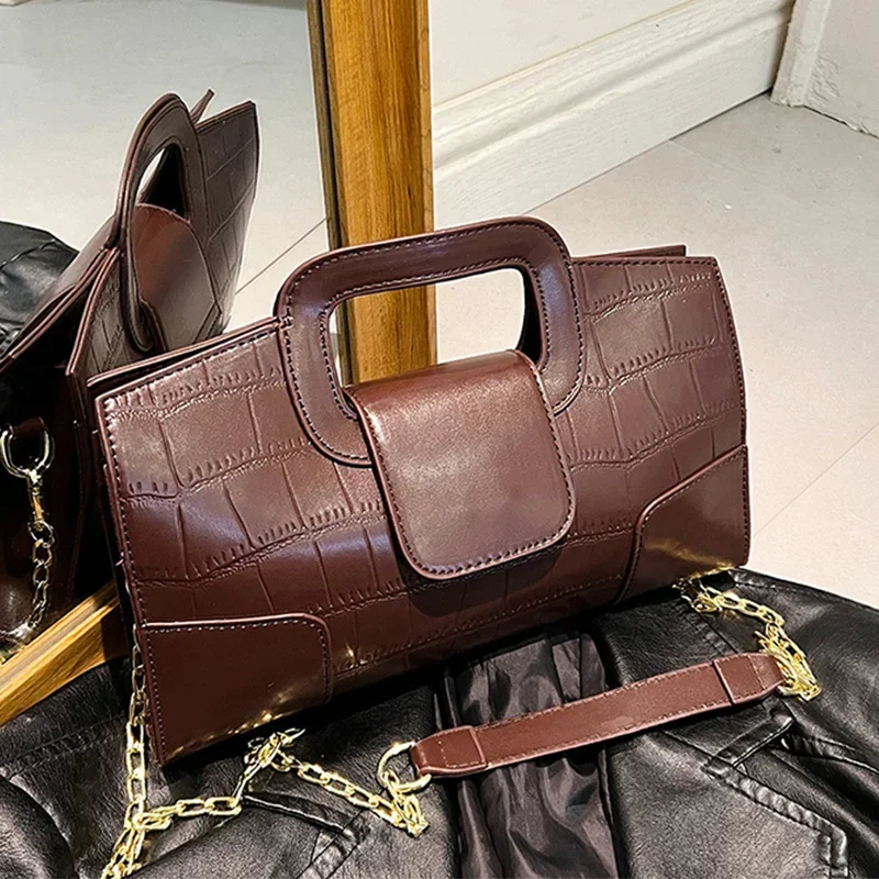 Luxury Clutch Retro Women's Bag Stone Pattern PU Leather Crossbody Female Flap Handbag Shoulder Bag Simple Sac A Main WT946
Luxury Clutch Retro Women's Bag Stone Pattern PU Leather Crossbody Female Flap Handbag Shoulder Bag Simple Sac A Main WT946