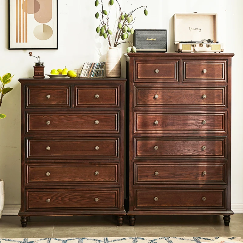 American solid wood chest of drawers storage cabinets living room cabinets wall-to-wall bedroom lockers main bed tail cabinets.
American solid wood chest of drawers storage cabinets living room cabinets wall-to-wall bedroom lockers main bed tail cabinets.