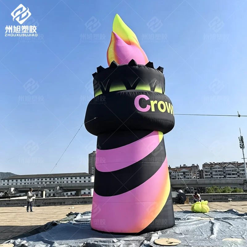 Outdoor Inflatable Torch Model Giant Flame Torch Sculpture for Sports Opening Ceremony Parade Events Advertising
Outdoor Inflatable Torch Model Giant Flame Torch Sculpture for Sports Opening Ceremony Parade Events Advertising