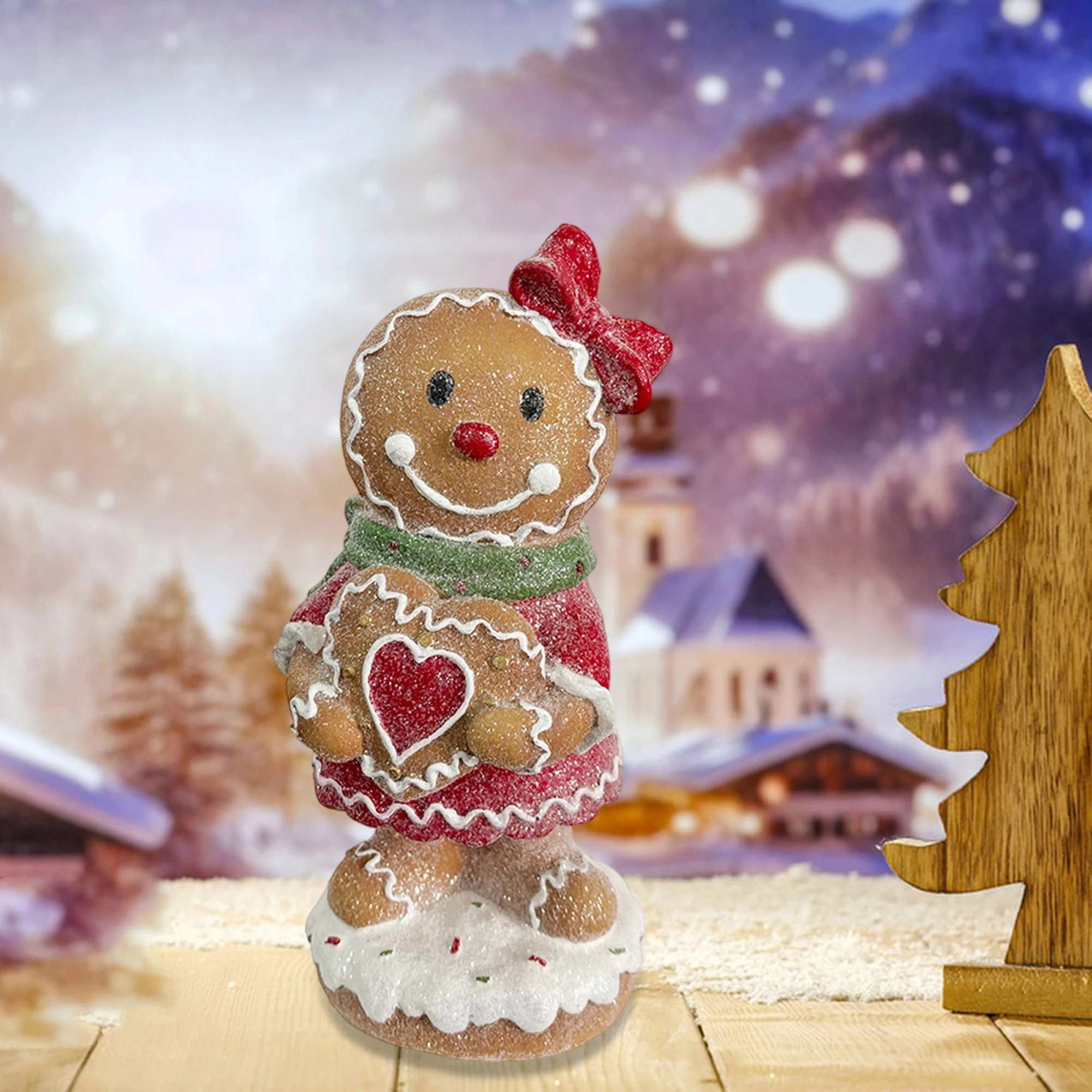 Festive Santa Claus Figurine Adorable Snowman Statue Tabletop Decoration for Rustic Cabin Christmas Party Home Décor 
Festive Santa Claus Figurine Adorable Snowman Statue Tabletop Decoration for Rustic Cabin Christmas Party Home Décor
