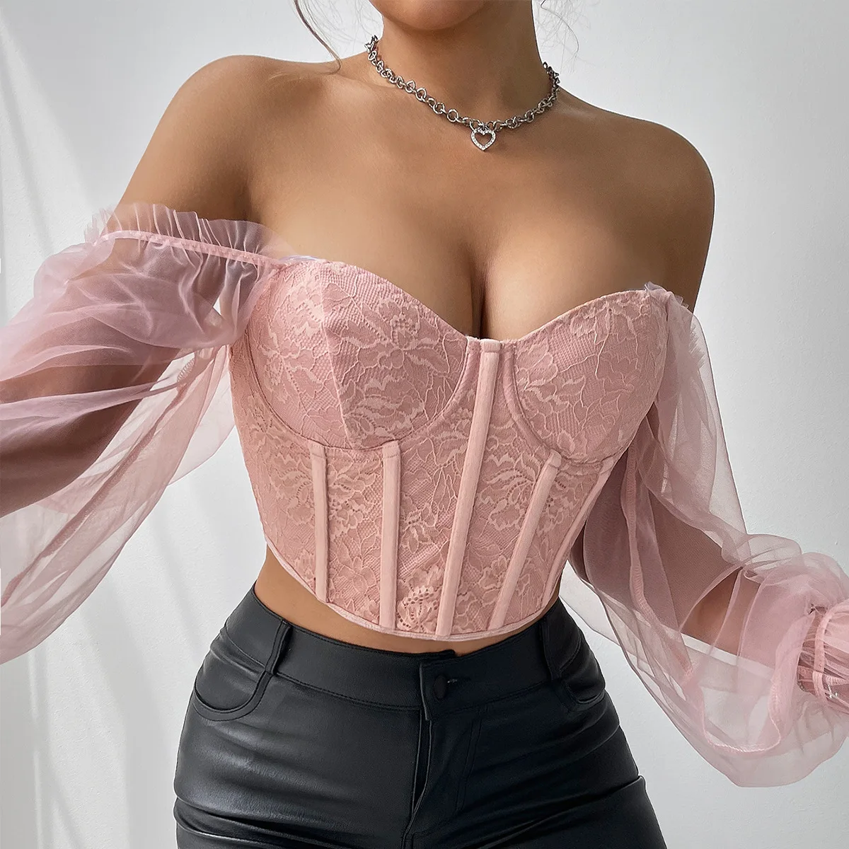 Women Gauze Flared Sleeves Corset Crop Tank Tops Open Back Boned Cami Summer Sexy Slim Fit Backless Bustier Bodyshaper Tank Top
Women Gauze Flared Sleeves Corset Crop Tank Tops Open Back Boned Cami Summer Sexy Slim Fit Backless Bustier Bodyshaper Tank Top