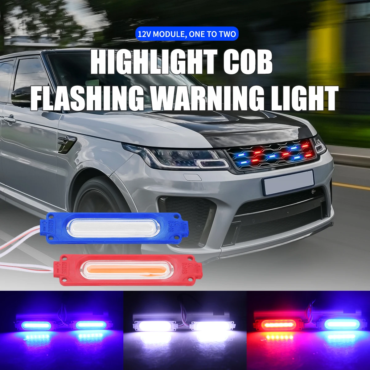 5Pairs COB LED Warning Light Car Front Grille Flashing Strobe Red Blue Truck Side Lamp Motorcycle Taillight Brake Light Bar
5Pairs COB LED Warning Light Car Front Grille Flashing Strobe Red Blue Truck Side Lamp Motorcycle Taillight Brake Light Bar