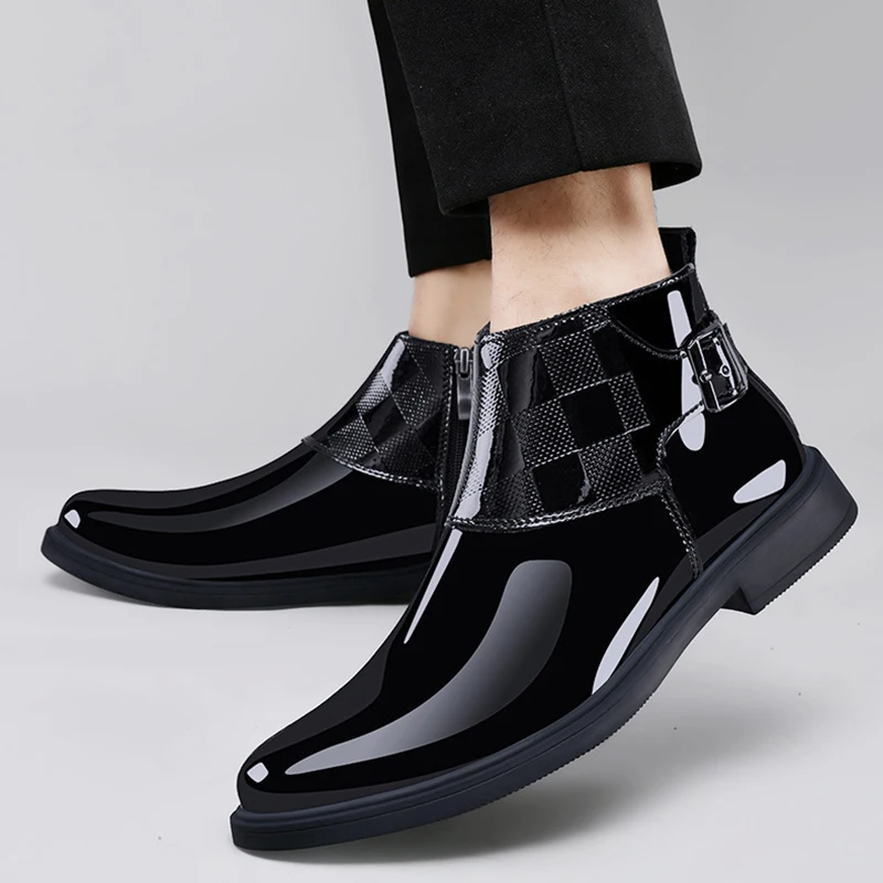 New Male Casual Brogue Shoe Business Black Men's Leather Shoes Comfortable Cowhide Trend Common Adults Classic Original on Sale
New Male Casual Brogue Shoe Business Black Men's Leather Shoes Comfortable Cowhide Trend Common Adults Classic Original on Sale
