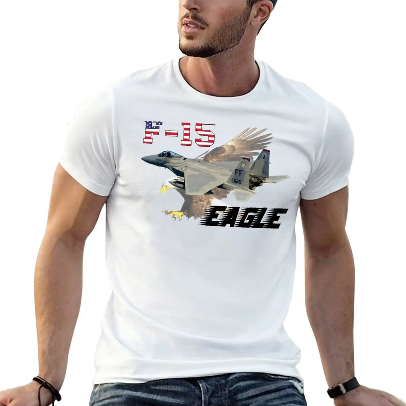F-15 Eagle USAF Bald Eagle T-Shirt man t shirts graphic cotton t shirt pack t shirt for man 100 percent cotton T-shirt
F-15 Eagle USAF Bald Eagle T-Shirt man t shirts graphic cotton t shirt pack t shirt for man 100 percent cotton T-shirt