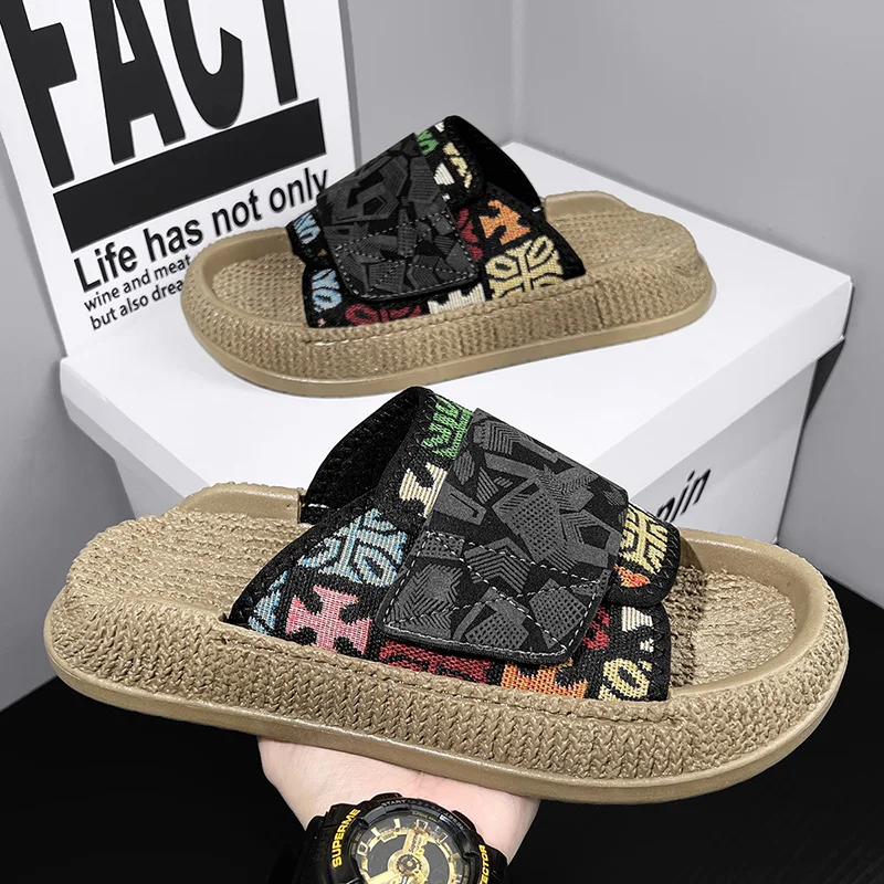 Summer Plus Size Men One Strap Slides Trendy Casual Soft Sole Non Slip Lightweight Indoor Outdoor Beach Slippers
Summer Plus Size Men One Strap Slides Trendy Casual Soft Sole Non Slip Lightweight Indoor Outdoor Beach Slippers