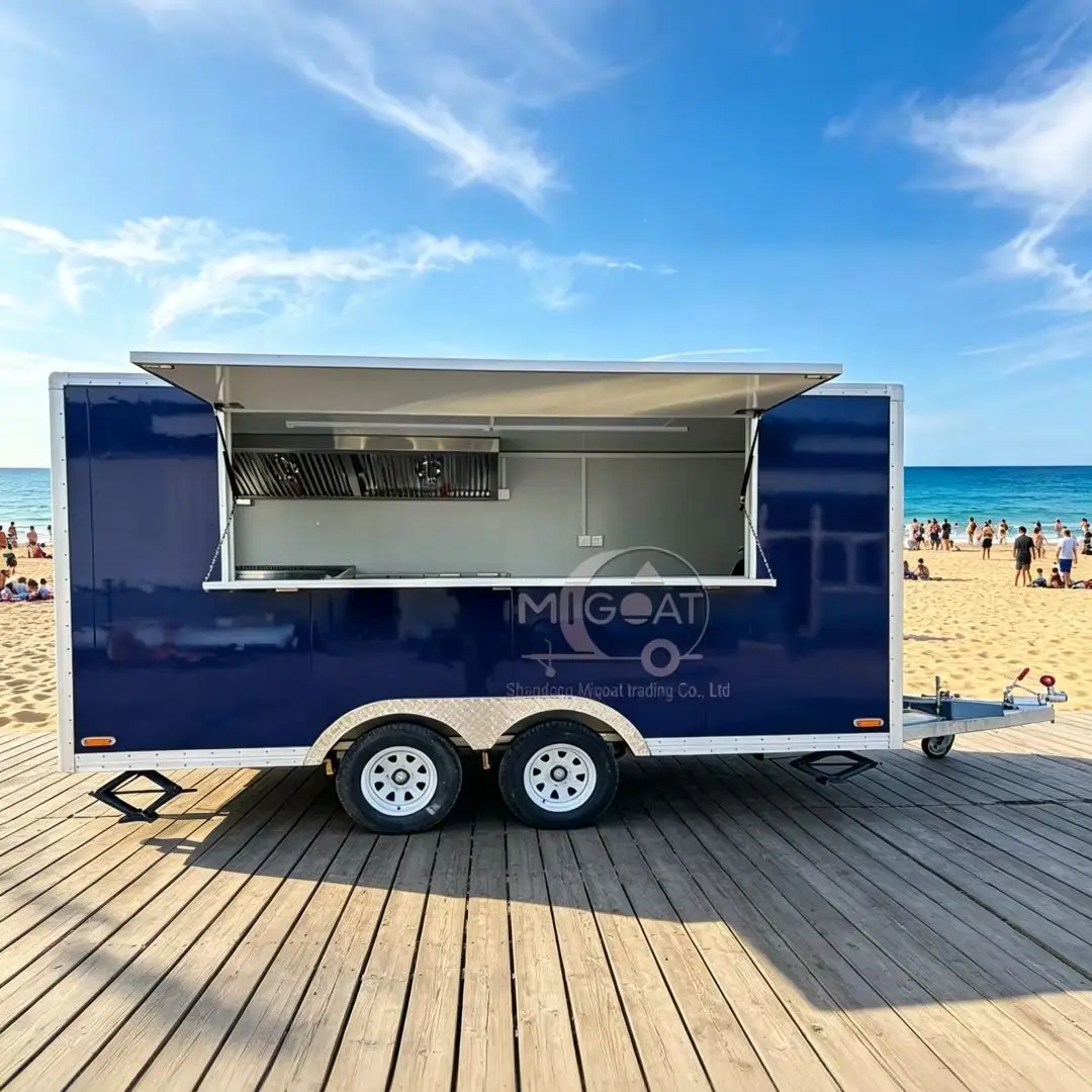 Navy Blue 2-Axle Mobile Food Trailer with Awning Commercial Food Truck for Fast Food & Street Vending
Navy Blue 2-Axle Mobile Food Trailer with Awning Commercial Food Truck for Fast Food & Street Vending