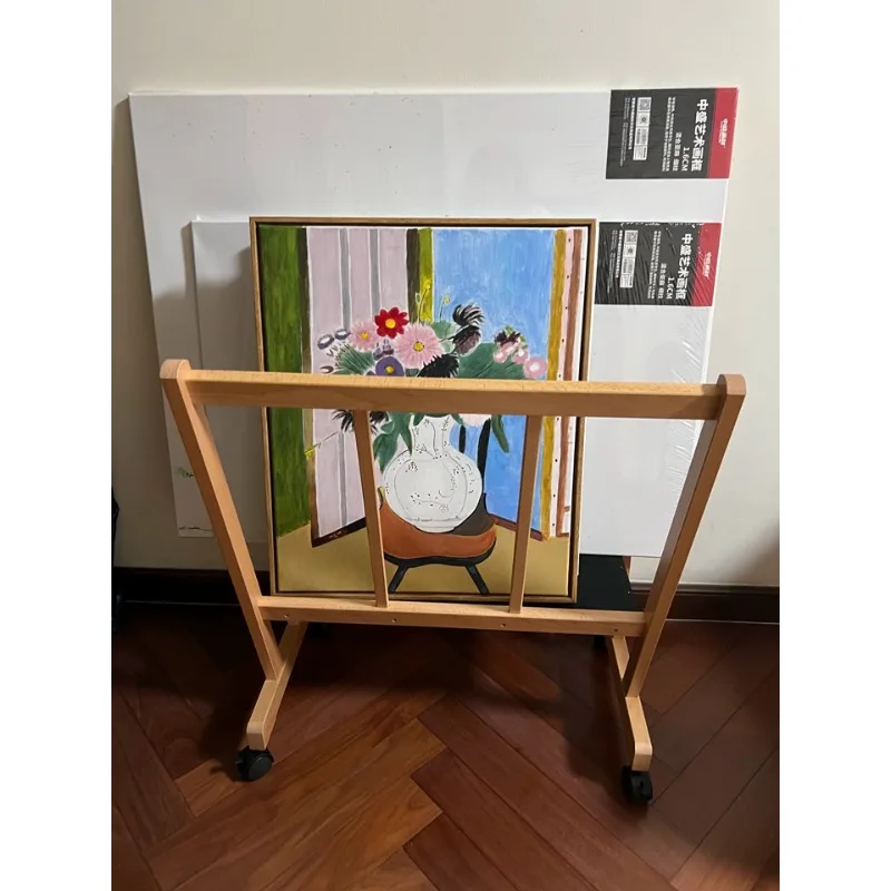 Walnut Artist Easel Adjustable Painting Stand for Studios with 360° Wheels Locking Clamp Anti-Slip Base Solid Wood Frame
Walnut Artist Easel Adjustable Painting Stand for Studios with 360° Wheels Locking Clamp Anti-Slip Base Solid Wood Frame