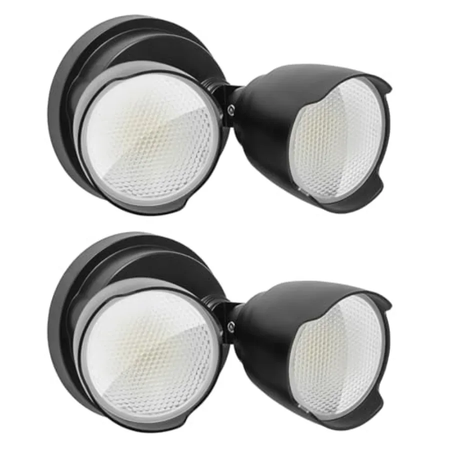 2 Packs 15W LED Flood Light Outdoor 1500 Lumen Exterior Security Lights 3000K 5000K Light IP65 Waterproof Dual-Head Wall Eave M
2 Packs 15W LED Flood Light Outdoor 1500 Lumen Exterior Security Lights 3000K 5000K Light IP65 Waterproof Dual-Head Wall Eave M