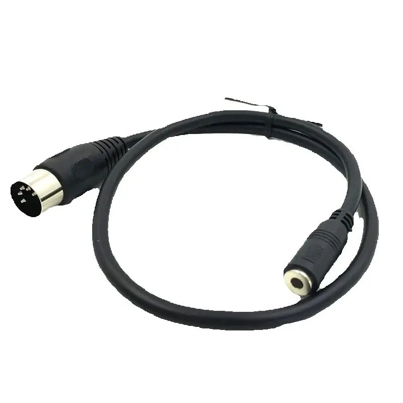 DIN To 3.5mm Cable, 50CM 5 Pin DIN Plug Male To 3.5MM Female SmartPhone AUX Headphone Stereo Jack Adapter Input Cable 0.5m
DIN To 3.5mm Cable, 50CM 5 Pin DIN Plug Male To 3.5MM Female SmartPhone AUX Headphone Stereo Jack Adapter Input Cable 0.5m