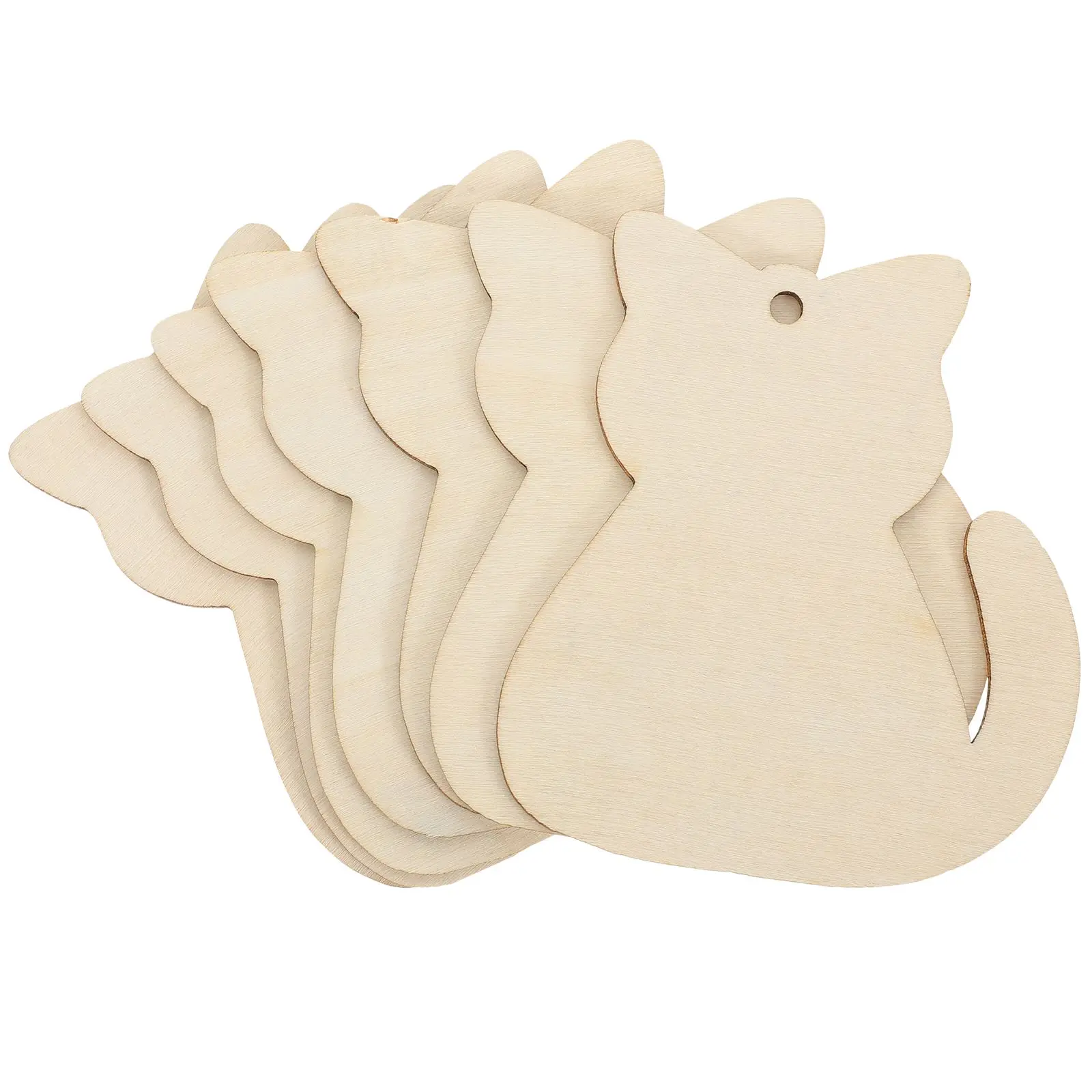 40 Pcs Slices Kids Painting Cutouts Unfinished Cat Cutouts DIY Craft Decorations Kids Painting Wooden Project
40 Pcs Slices Kids Painting Cutouts Unfinished Cat Cutouts DIY Craft Decorations Kids Painting Wooden Project