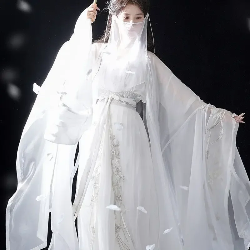 Embroidery Chivalrous Ancient Costume Handsome Hanfu New Women's Suit High-End Wei, Jin, Southern and Northern Dynasties costume
Embroidery Chivalrous Ancient Costume Handsome Hanfu New Women's Suit High-End Wei, Jin, Southern and Northern Dynasties costume
