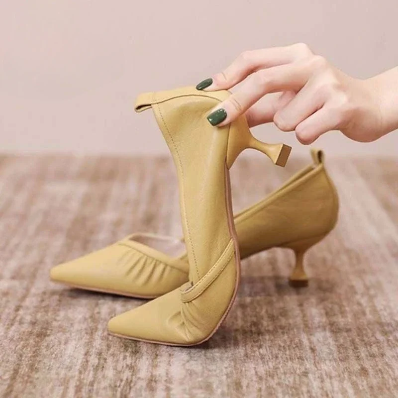 Women's Shoes Formal Ladies Pumps with Medium Heels Pointed Toe Luxury Brand Elegant Dress Popular Stylish Lastest Y2k A L W900
Women's Shoes Formal Ladies Pumps with Medium Heels Pointed Toe Luxury Brand Elegant Dress Popular Stylish Lastest Y2k A L W900
