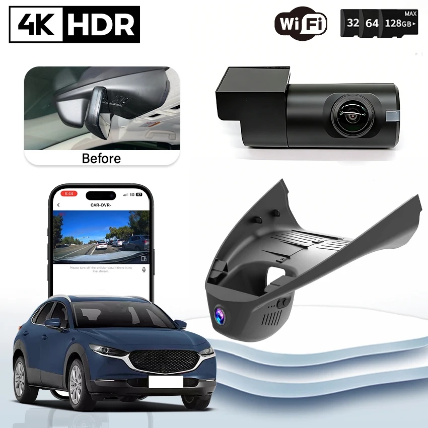 Plug And Play Video Recorder For Mazda CX-30 CX 30 CX30 DM 2020-2023 Dash Cam Camera DVR 4K UHD 2160P Night Vision Wifi
Plug And Play Video Recorder For Mazda CX-30 CX 30 CX30 DM 2020-2023 Dash Cam Camera DVR 4K UHD 2160P Night Vision Wifi