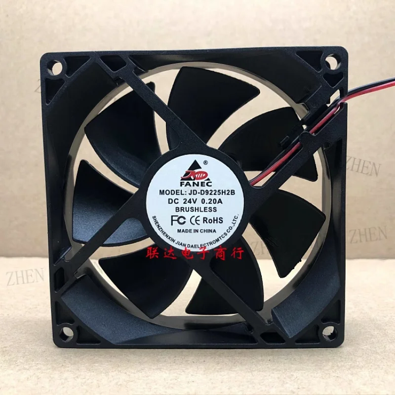 S for JD-D9225H2B DC24V 0.20A 9CM 2-Wire Cooling Fan
S for JD-D9225H2B DC24V 0.20A 9CM 2-Wire Cooling Fan