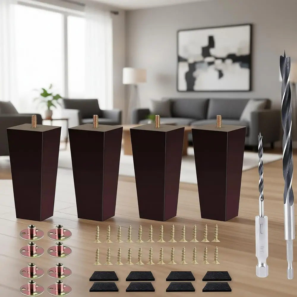 Набор из 8 деревянных ножек для квадратной кровати или мебели, 5 дюймов, коричневый цвет
Набор из 8 деревянных ножек для квадратной кровати или мебели, 5 дюймов, коричневый цвет