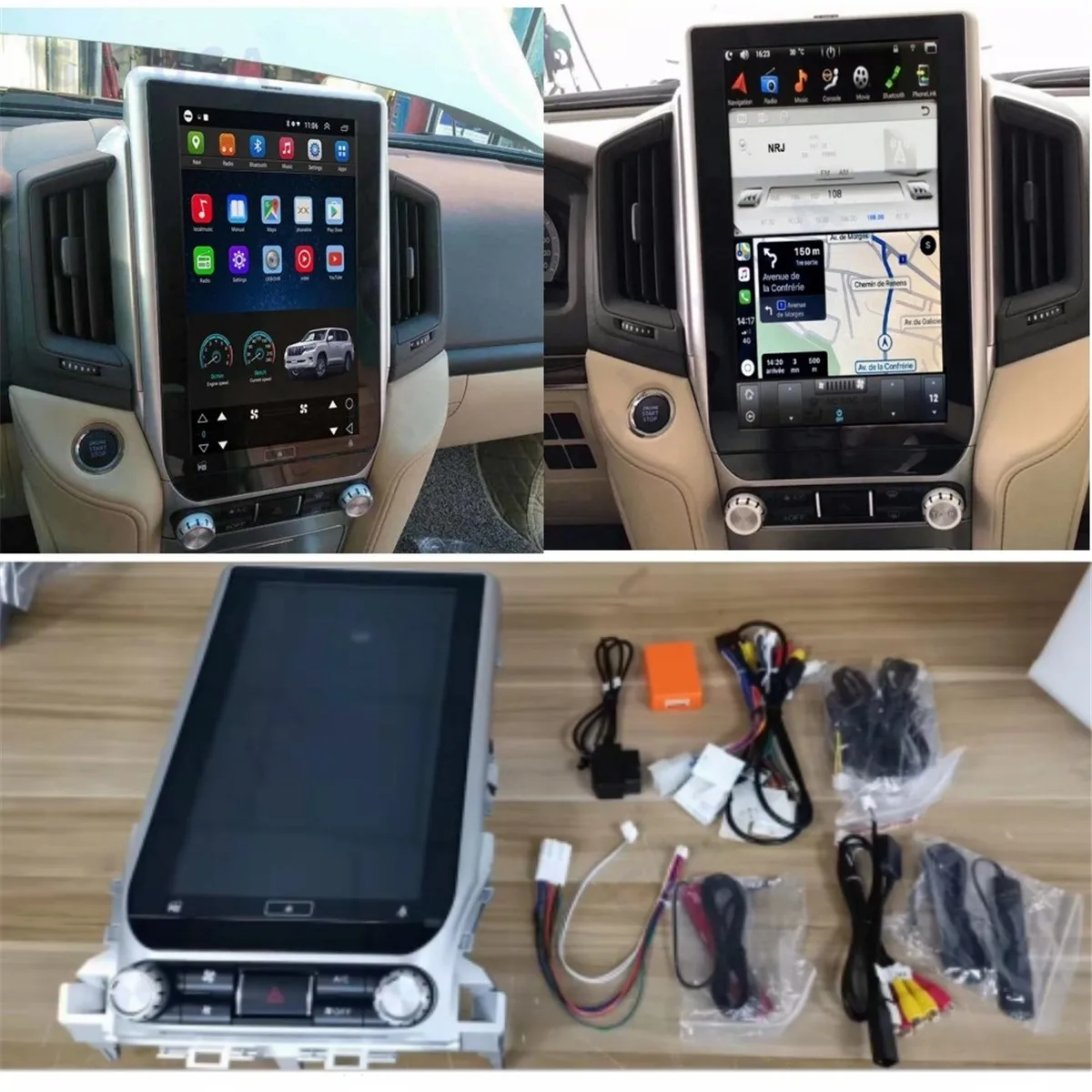 12.1" Tesla Screen Head Unit For Toyota Land Cruiser 200 LC200 2016-2019 Android 13 Radio GPS Navigation Car Multimedia Player
12.1" Tesla Screen Head Unit For Toyota Land Cruiser 200 LC200 2016-2019 Android 13 Radio GPS Navigation Car Multimedia Player