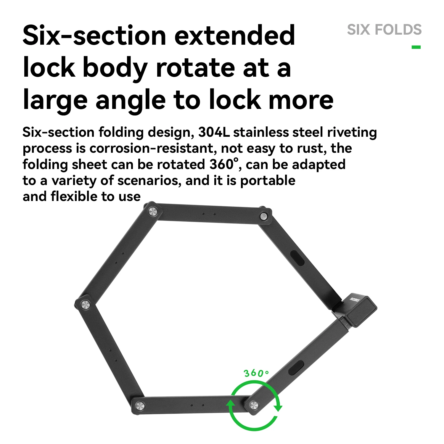 ROCKBROS Alloy Steel Portable Bicycle Folding Lock Multifunctional Thickened Hardened Anti-Theft Electric Bike Accessory
ROCKBROS Alloy Steel Portable Bicycle Folding Lock Multifunctional Thickened Hardened Anti-Theft Electric Bike Accessory