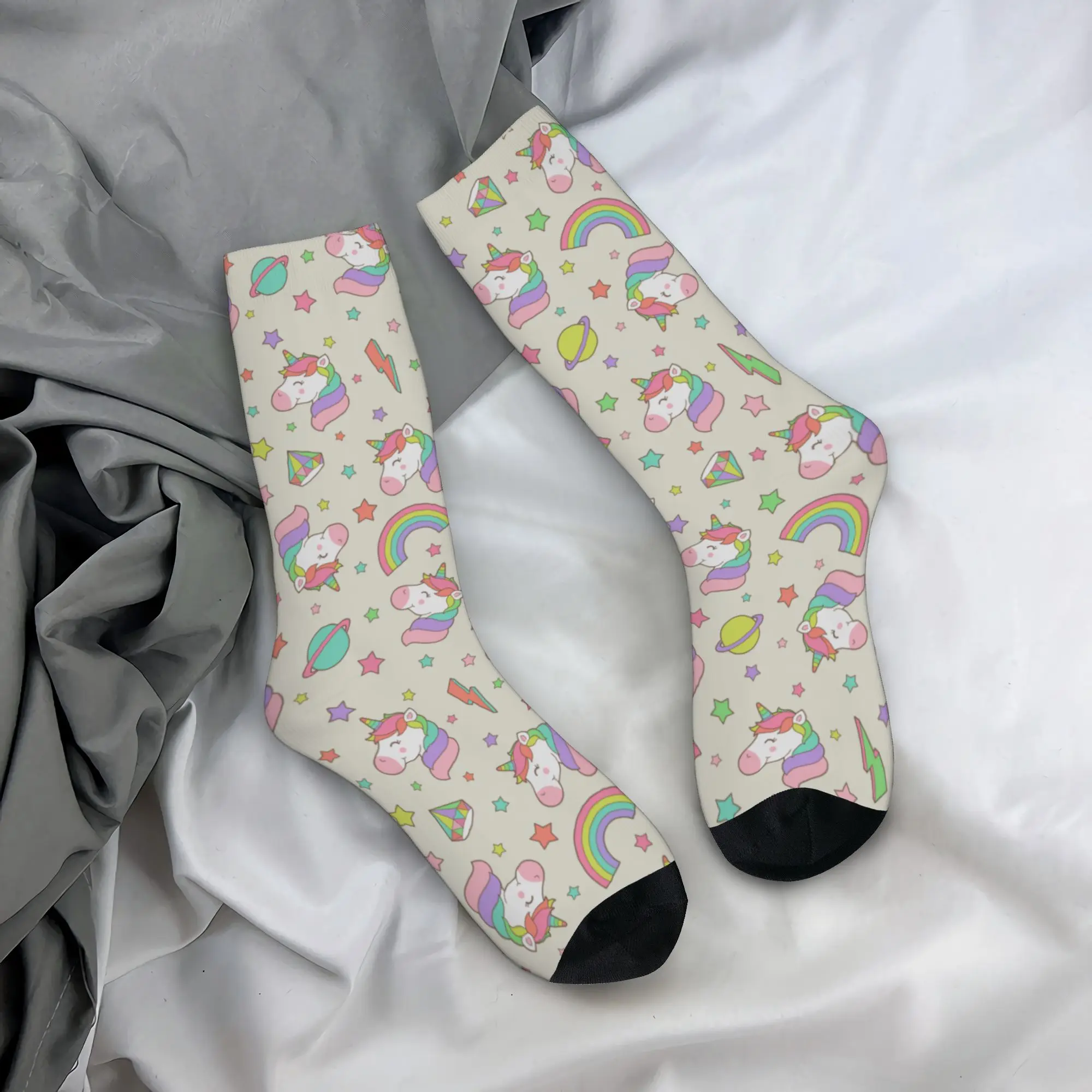 Autumn Winter Crazy Design Men's Women's Unicorn Stars Socks Sweat Absorbing Basketball Socks
Autumn Winter Crazy Design Men's Women's Unicorn Stars Socks Sweat Absorbing Basketball Socks