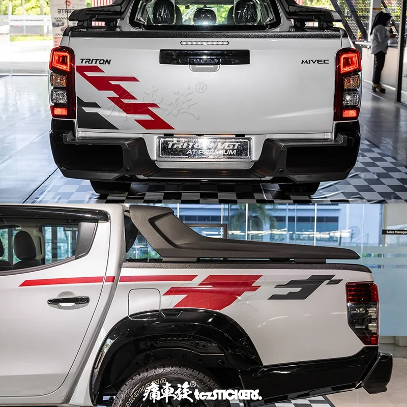 Car trunk Body Side Vinyl Stickers FOR Mitsubishi Triton Made customization sports Decals Cover Auto Tuning Accessories
Car trunk Body Side Vinyl Stickers FOR Mitsubishi Triton Made customization sports Decals Cover Auto Tuning Accessories