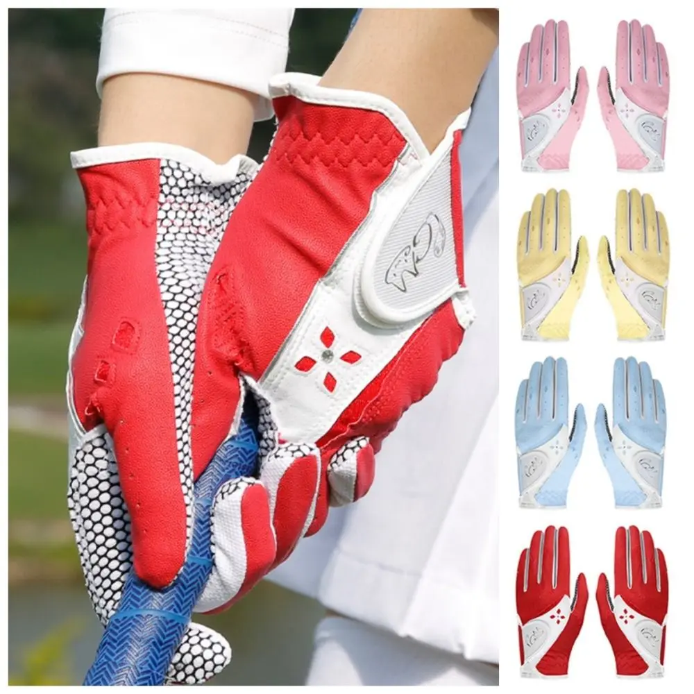 Breathable Women's Golf Gloves Comfortable Wear Resistant Outdoor Sports Gloves Soft Anti-Slip Particles Full Finger Golf Gloves
Breathable Women's Golf Gloves Comfortable Wear Resistant Outdoor Sports Gloves Soft Anti-Slip Particles Full Finger Golf Gloves