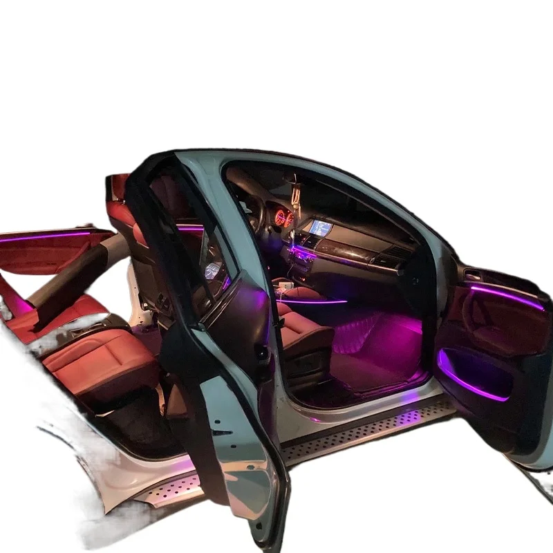 Applicable to BMW old X5 X6 64-color atmosphere light E71 decorative light interior atmosphere
Applicable to BMW old X5 X6 64-color atmosphere light E71 decorative light interior atmosphere
