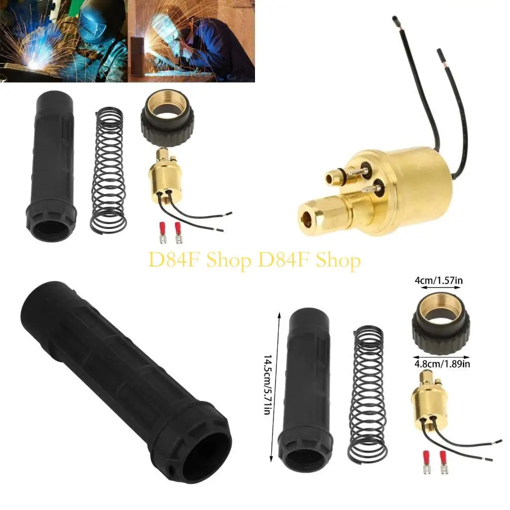 D84F Euro Fitting Connector Brass CO2 Mig Welding Torch Adaptor Conversion Set Flamethrower
D84F Euro Fitting Connector Brass CO2 Mig Welding Torch Adaptor Conversion Set Flamethrower
