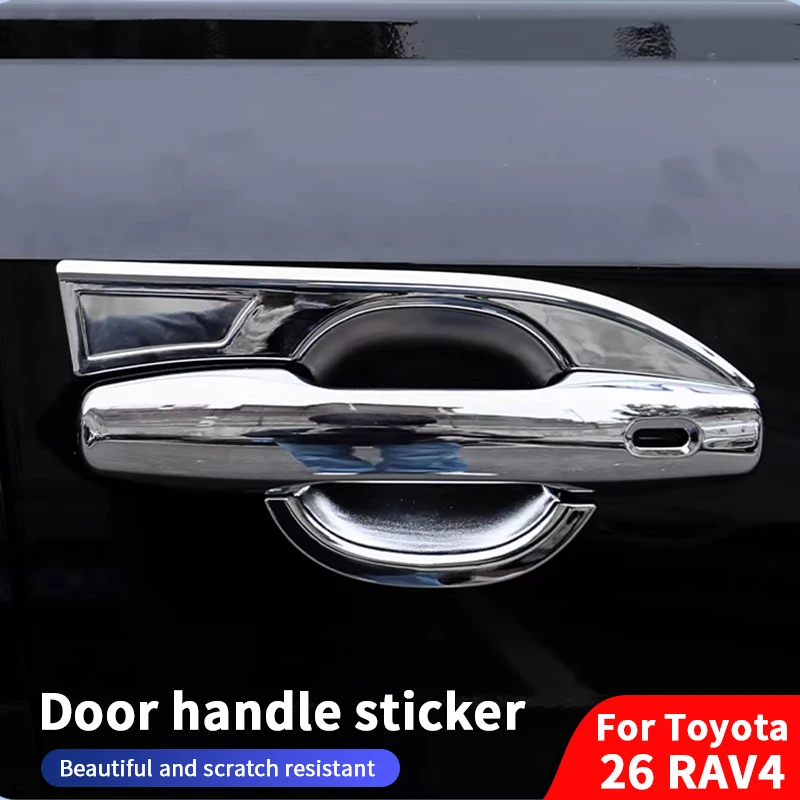 Накладки на ручки дверей QHCP из ABS-пластика, защита от царапин, декоративные наклейки на внешние ручки дверей, подходят для Toyota RAV4 2026, аксессуар для экстерьера
Накладки на ручки дверей QHCP из ABS-пластика, защита от царапин, декоративные наклейки на внешние ручки дверей, подходят для Toyota RAV4 2026, аксессуар для экстерьера