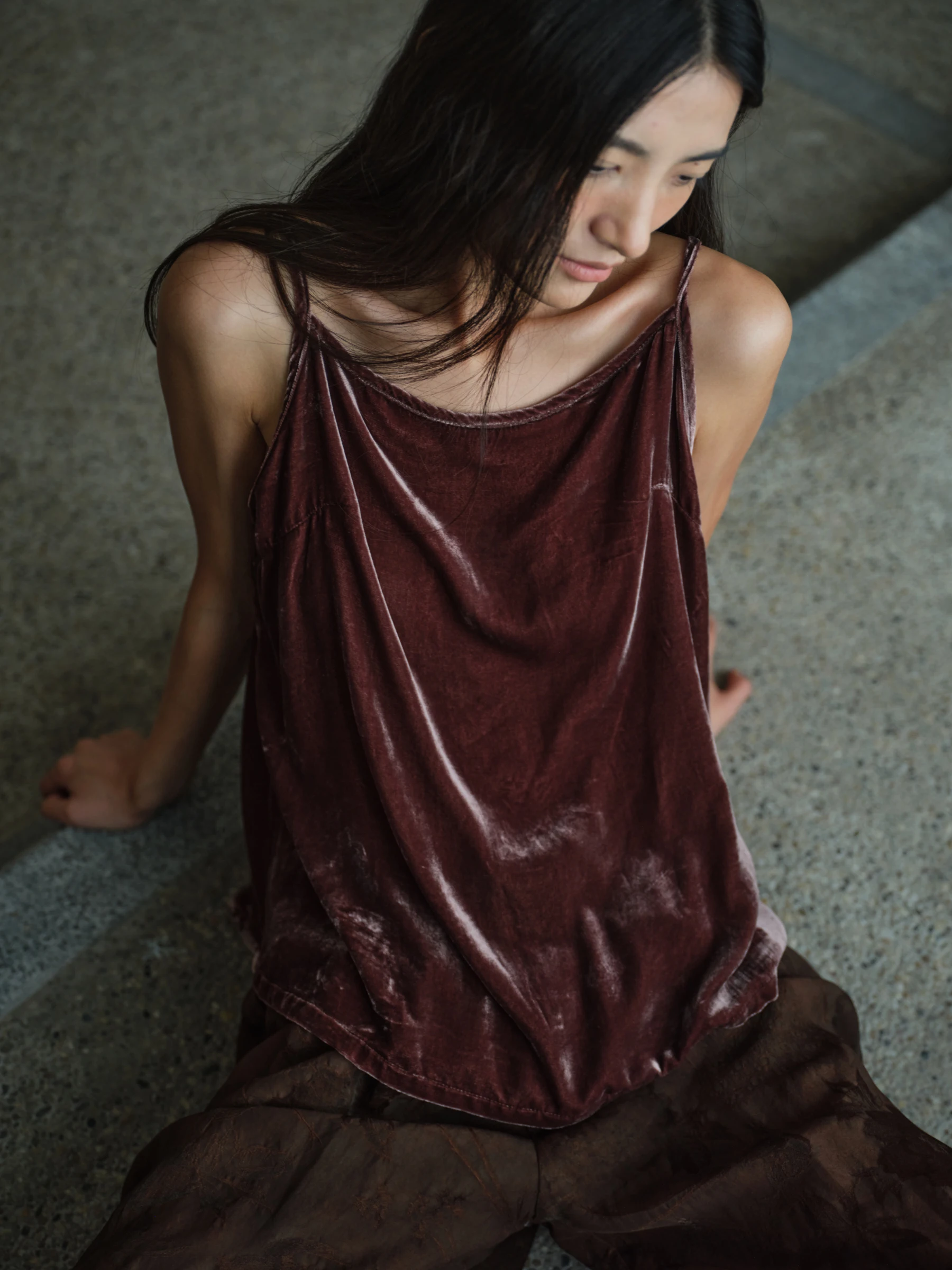 Silk Velvet Blend Loose Fit Women's Vest Inner Wear Top by Mingtian Artist Early Autumn Faion Casual Comfortable Design
Silk Velvet Blend Loose Fit Women's Vest Inner Wear Top by Mingtian Artist Early Autumn Faion Casual Comfortable Design