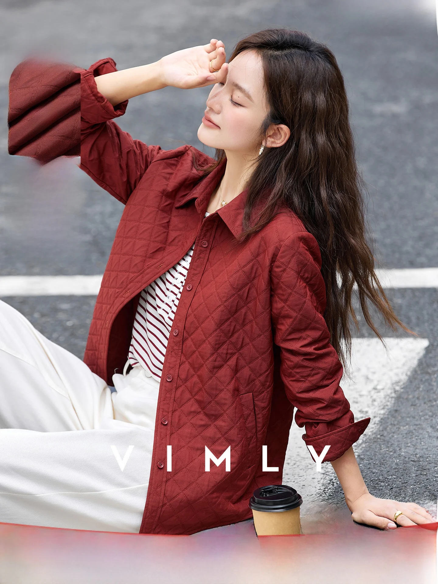 Red Diamond Pattern Silk Thin Cotton Shirt Women's Spring 2026 New Stand Collar Jacket Outerwear Shoulder Level Top
Red Diamond Pattern Silk Thin Cotton Shirt Women's Spring 2026 New Stand Collar Jacket Outerwear Shoulder Level Top