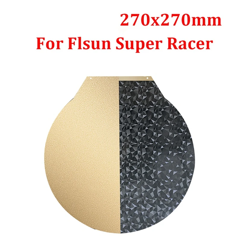A23F-For Flsun Super Racer PEI Flexible Smooth PEO Hot Bed Build Plate For Flsun SR 270Mm Magnetic Spring Steel Sheet
A23F-For Flsun Super Racer PEI Flexible Smooth PEO Hot Bed Build Plate For Flsun SR 270Mm Magnetic Spring Steel Sheet