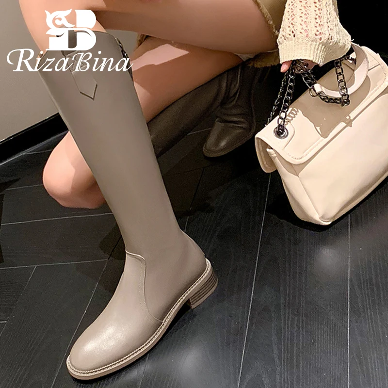 RIZABINA Size 34-43 Knee Boots Foe Female Real Leather Shoes 2022 New Arrival Long Boots Solid Color Fashion Lady Footwear
RIZABINA Size 34-43 Knee Boots Foe Female Real Leather Shoes 2022 New Arrival Long Boots Solid Color Fashion Lady Footwear